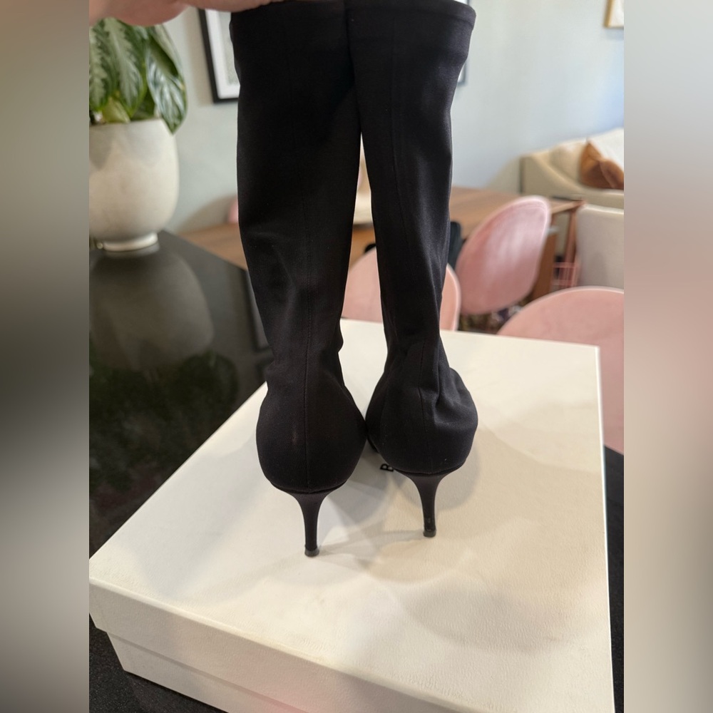 Balenciaga knife crepe pointy boots - Picture 9 of 10
